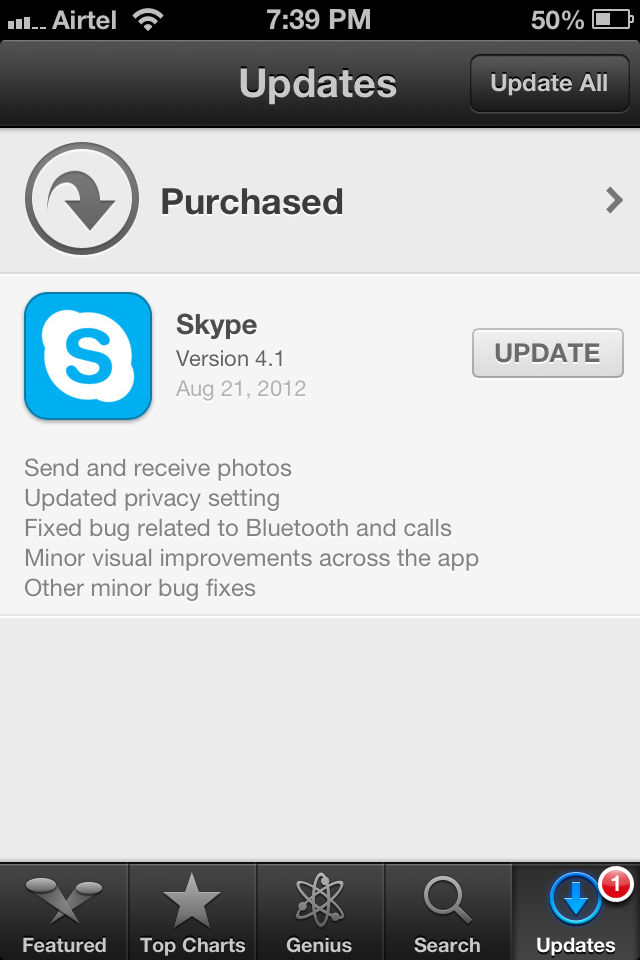 Skype For iOS