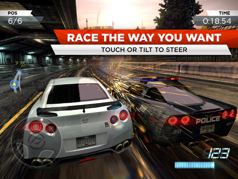 Need For Speed Most Wanted iPhone iPad