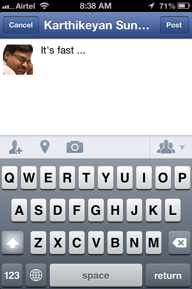 Facebook For iPhone