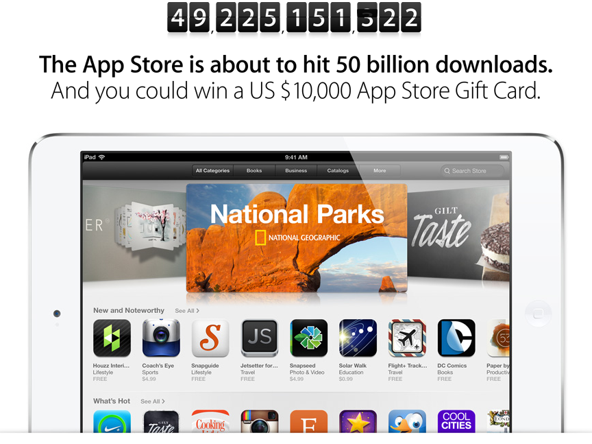 App Store 50 Billion Downloads